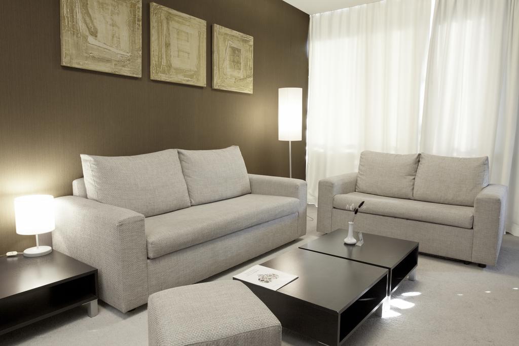 Lucky Bansko Aparthotel Spa & Relax Exterior photo A living room